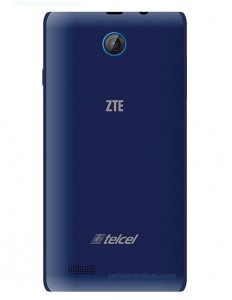 ZTE Kiss II Max color azul posterior