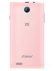 ZTE Kiss II Max color rosa posterior