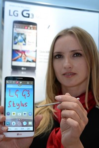 LG G3 Stylus mostrado por modelo