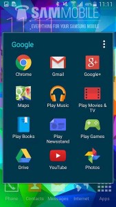 Lollipop captura de pantalla en Galaxy S5 4
