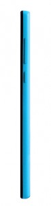 Verykool S5510 Juno un phablet Android KitKat en México color azul de lado espesor