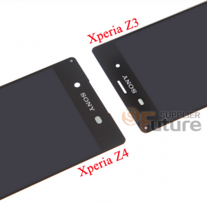 Xperia Z4 filtrado panel frontal comparado con el Z3 de lado
