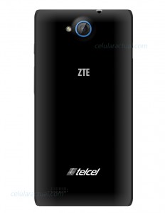 ZTE Blade G Lux en México con Telcel posterior cámara de 8 MP color negro