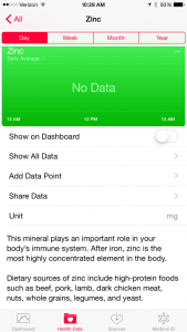 iOS 8.2 control de la salud