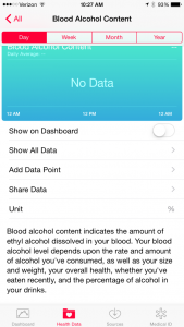 iOS 8.2 captura datos de salud