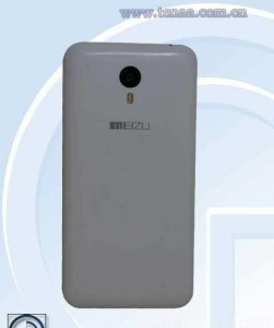 Meizu Blue Charm Note filtrado reverso