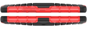 Funda HTC One M9 roja lados