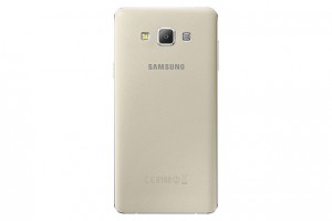 Samsung Galaxy A7 color Oro Champagne parte trasera