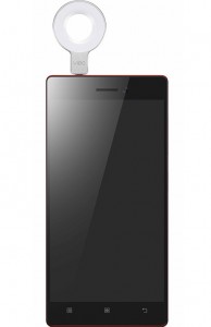 Lenovo Vibe Xtension Selfie Flash conectado