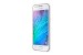 Samsung Galaxy J1 en color blanco de perfil izquierdo