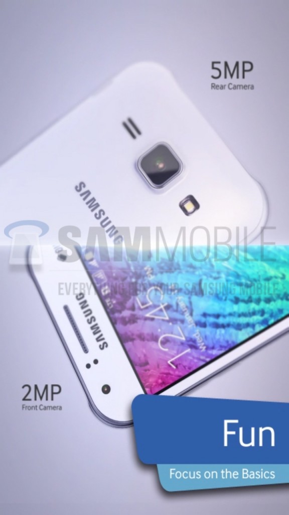 Samsung Galaxy J1 detalle
