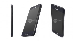 Samsung Galaxy S6 Edge render oficial de lado espesor y pantalla