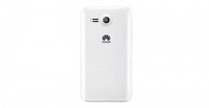 Huawei Y221 color blanco cámara trasera