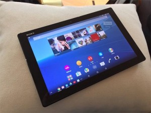 Sony Xperia Z4 Tablet pantalla