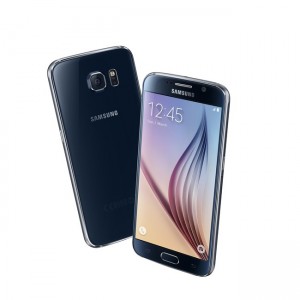 Samsung Galaxy S6 color negro pantalla y cámara