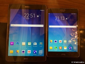 Galaxy Tab A y Tab A Plus pantallas