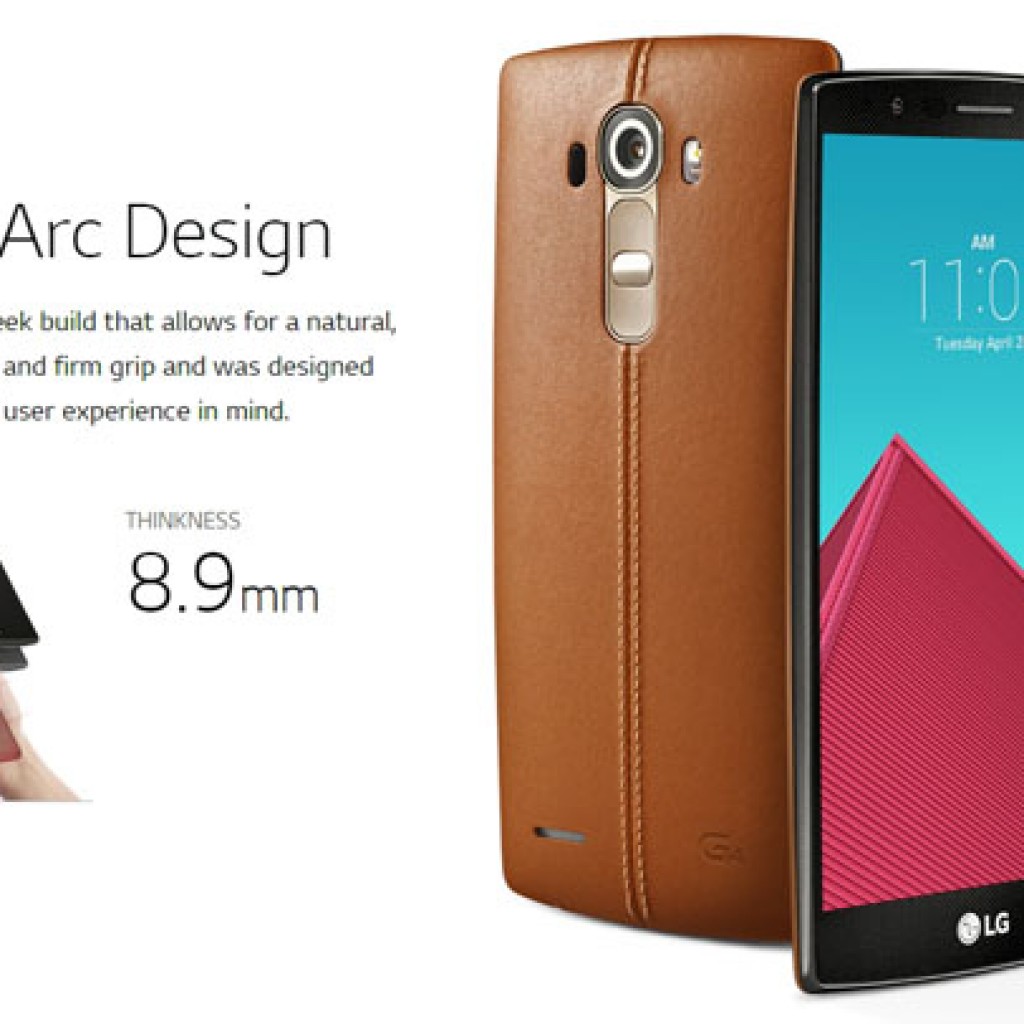LG G4 diseño
