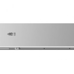 Huawei P8 Max vista trasera en color plata