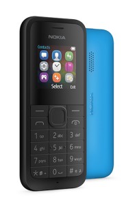 Nokia 105 negro y azul