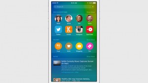 Apple iOS 9 Spotlight interfaz