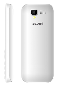 Azumi L2Z con Telcel color blanco cámara trasera