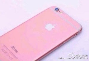iPhone 6s color rosa parte posterior