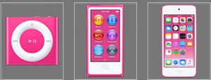 iPod color rosa