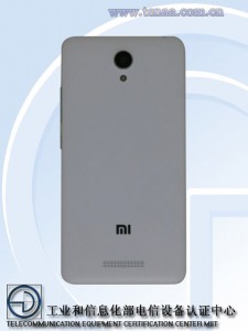 Xiaomi Redmi Note 2 vista posterior