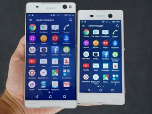 Sony Xperia C5 Ultra y Xperia M5 pantallas