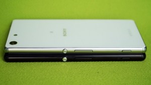 Sony Xperia M5 de lado espesor