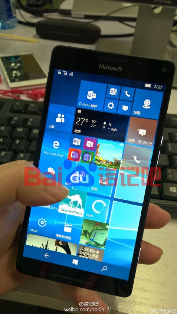 Microsoft Lumia 950 XL pantalla