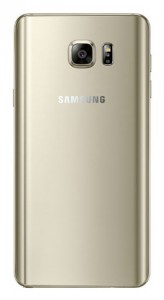 Samsung Galaxy Note 5 vista posterior