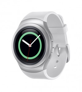 Samsung Gear S2 color plata frente izquierdo