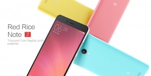 Xiaomi Redmi Note 2 colores