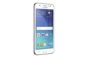 Samsung Galaxy J5 en México color blanco perfil con Flash frontal