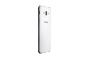 Samsung Galaxy J5 en México color blanco perfil posterior