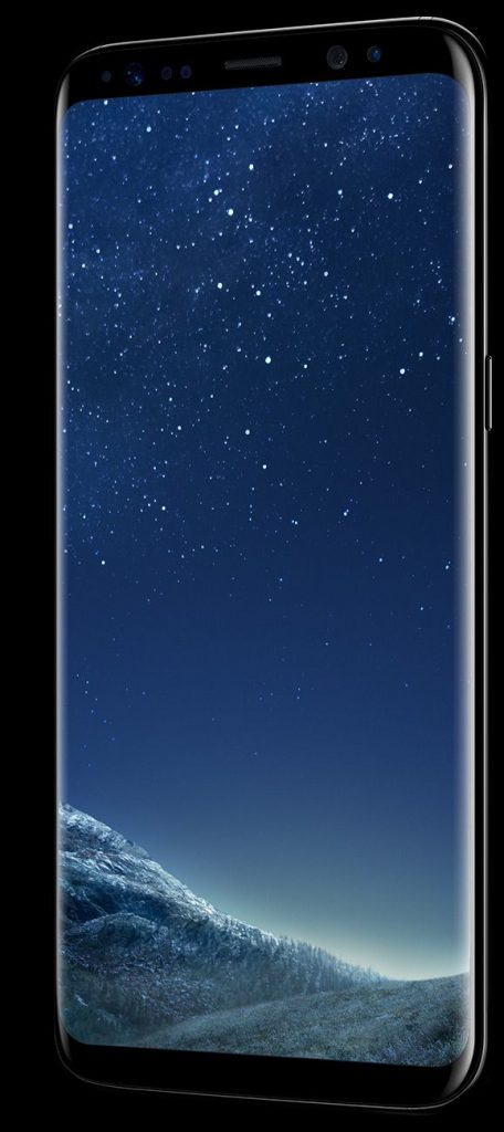 Samsung Galaxy S8 pantalla perfil