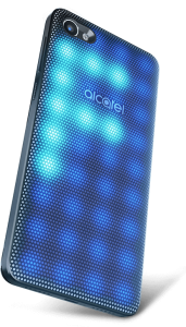 Alcatel A5 LED case blue