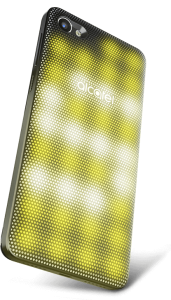 Alcatel A5 LED case yellow