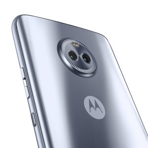 Moto X4 en México color azul metálico cámara trasera