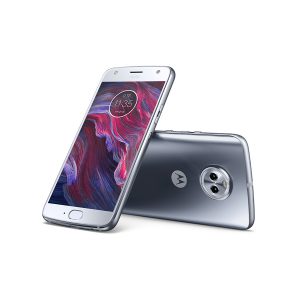 Moto X4 en México color azul metálico pantalla y cámara