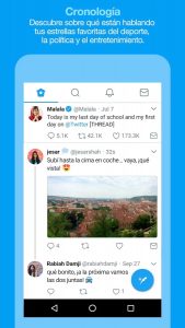 Twitter Lite en Google Play Store de México - Timeline home