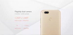 Xiaomi Mi A1 con Android One cámara dual posterior