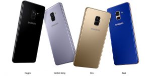 Samsung Galaxy A8+ en México colores disponibles