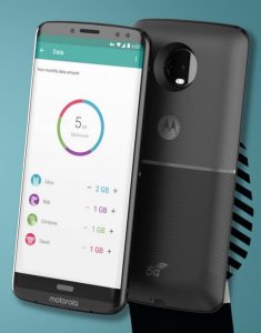 Moto Z3 diseño exterior con MotoMod