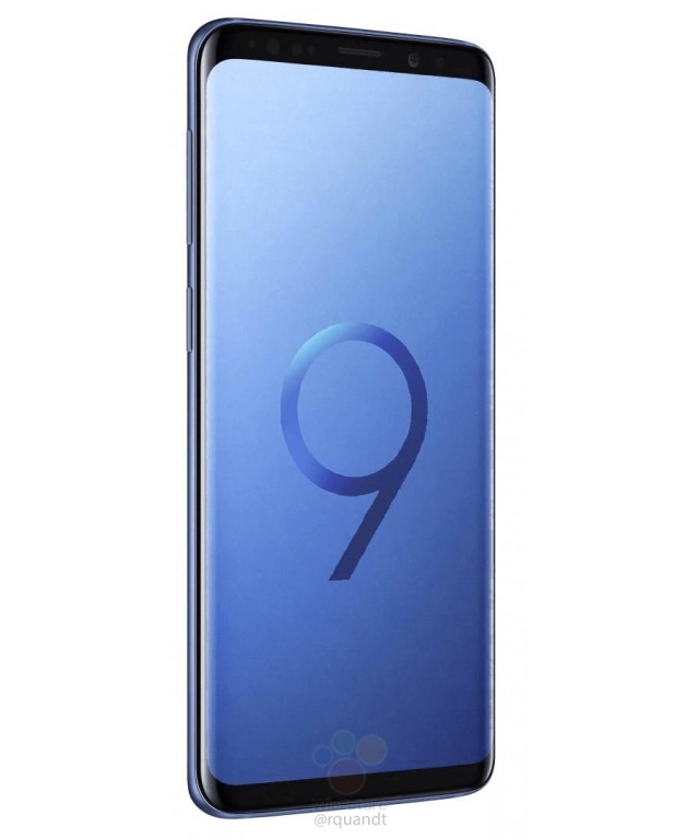 Samsung Galaxy S9 render filtrado color negro