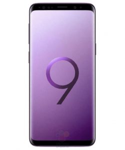Samsung Galaxy S9 render filtrado color lila