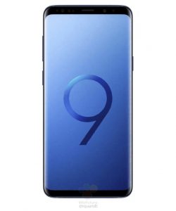 Samsung Galaxy S9+ render filtrado color azul