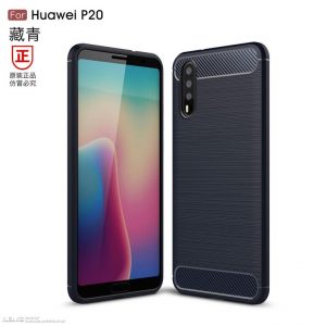 Huawei P20 render de cubierta con triple cámara posterior