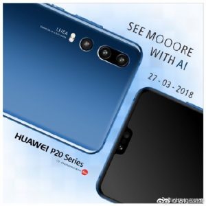 Huawei P20 series el 27 de marzo del 2018